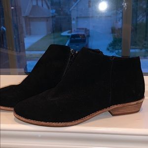 Black ankle booties